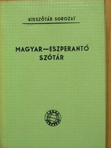 Pechan Alfonz - Magyar-eszperantó szótár [antikvár]