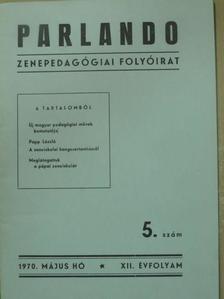 Papp László - Parlando 1970. május [antikvár]
