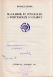 KOVÁCS ENDRE - Magyarok és lengyelek a történelem sodrában (dedikált) [antikvár]