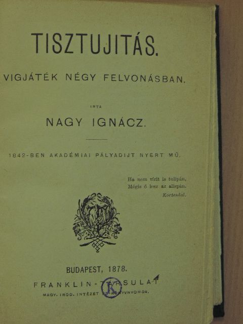 Berczik Árpád - Tisztujitás/A nagyratermett/A nagymama/Anna/Az igmándi kispap [antikvár]