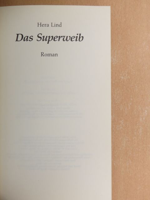 Hera Lind - Das Superweib [antikvár]