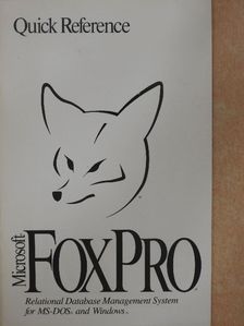 Microsoft FoxPro - Quick Reference [antikvár]