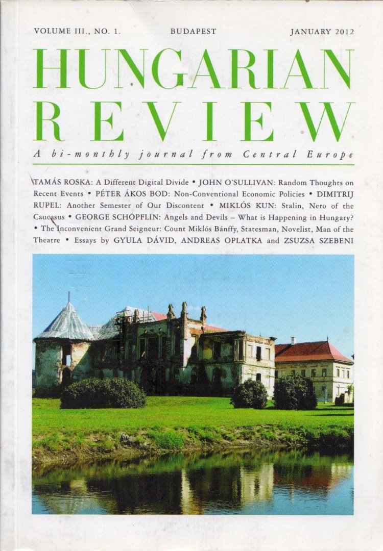Kodolányi Gyula - Hungarian review January 2012 [antikvár]