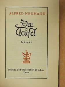 Alfred Neumann - Der Teufel (gótbetűs) [antikvár]