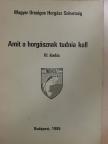 Ágoston László - Amit a horgásznak tudnia kell [antikvár]