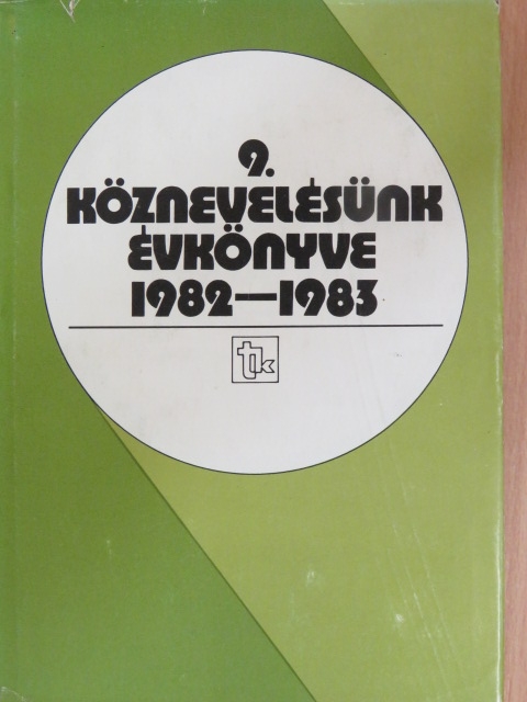 Bakonyi Pál - Köznevelésünk évkönyve 1982-1983 [antikvár]