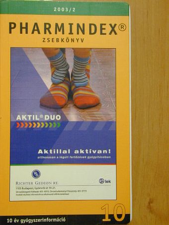 Pharmindex Zsebkönyv 2003/2. [antikvár]