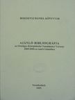 Ajánló bibliográfia az Országos Középiskolai Tanulmányi Verseny 2005/2006-os tanévi témáihoz [antikvár]
