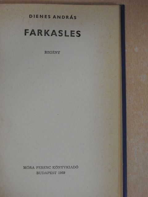 Dienes András - Farkasles [antikvár]
