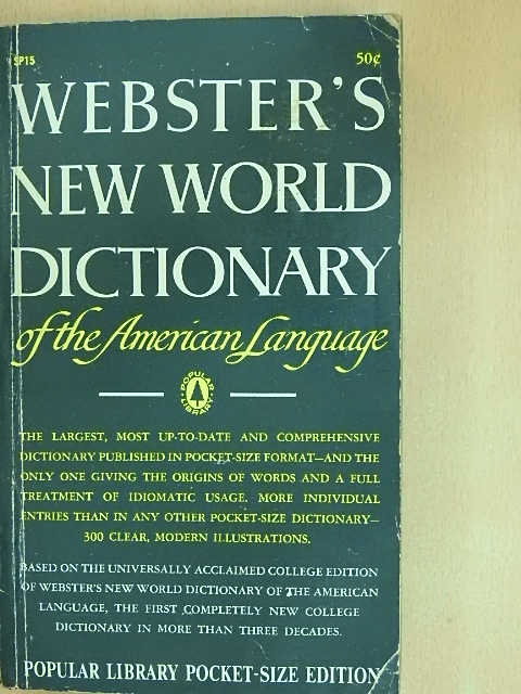 Webster's New World Dictionary of the American Language [antikvár]