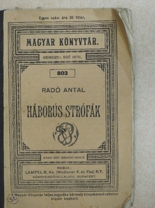 Radó Antal - Háborús strófák [antikvár]