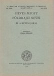 Pelle Béláné - Heves megye földrajzi nevei III. [antikvár]
