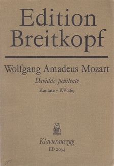 Mozart, Wolfgang Amadeus, Ponte, Lorenzo da - Davide penitente [antikvár]