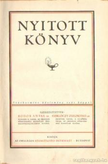 Dr. Bodor Antal, Dr. Gerlóczy Zsigmond - Nyitott könyv [antikvár]