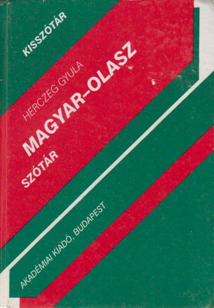 HERCZEG GYULA - Magyar-olasz szótár [antikvár]