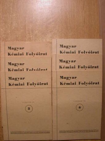 Magyar Kémiai Folyóirat 1985. január-június (Nem teljes évfolyam) [antikvár]