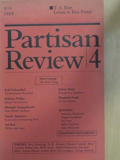Jed Perl - Partisan Review 4/1988 [antikvár]