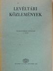 Bakács Bernadette - Levéltári közlemények LV/2. [antikvár]