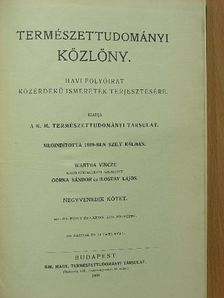 Természettudományi Közlöny 1908. január-december [antikvár]