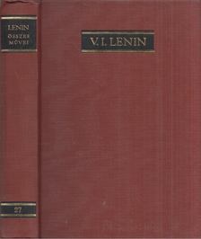 V. I. LENIN - Lenin összes művei 27. kötet [antikvár]