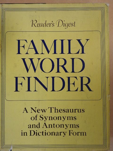 Family Word Finder [antikvár]