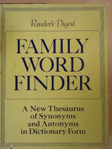 Family Word Finder [antikvár]
