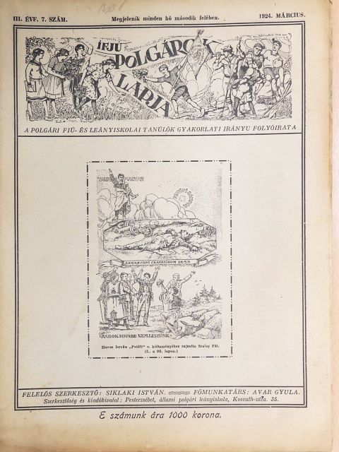 A. Takács Erzsi - Ifjú Polgárok Lapja 1924. március [antikvár]