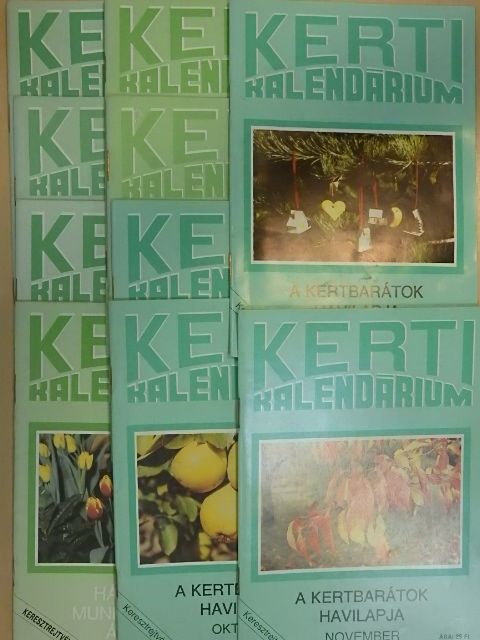 Dr. Ferenczy Tibor - Kerti Kalendárium 1991. (nem teljes évfolyam) [antikvár]