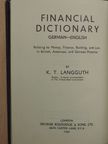 K. T. Langguth - Financial Dictionary German-English [antikvár]