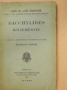 Bacchylides - Bacchylides költeményei [antikvár]