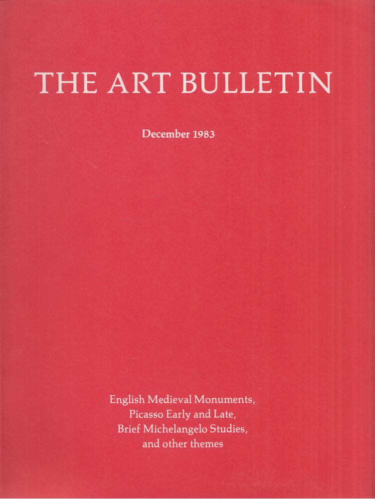 Richard E. Spear - The Art Bulletin 1983/December [antikvár]