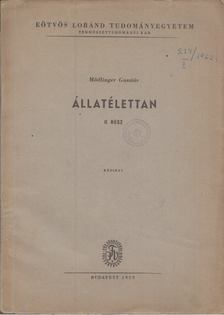 Mödlinger Gusztáv - Állatélettan II. rész [antikvár]