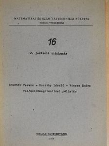 Dömötör Ferenc - Valószinüségszámitási példatár [antikvár]