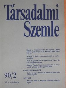 Forgács Ádám - Társadalmi Szemle 1990. február [antikvár]