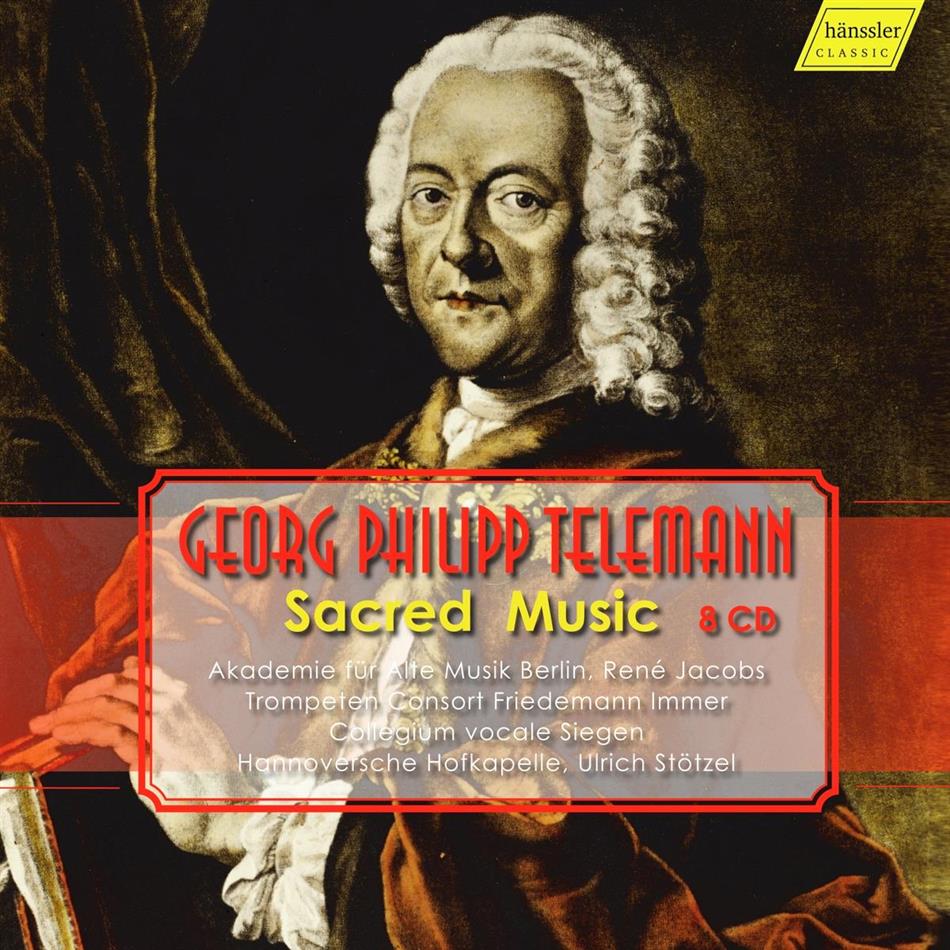 TELEMANN - SACRED MUSIC 8CD JACOBS