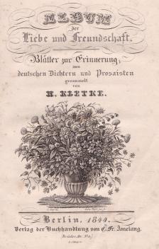 Hermann Kletke - Album der Liebe und Freundschaft [antikvár]