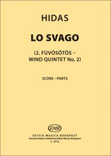 HIDAS FRIGYES - LO SVAGO FOR WIND QUINTET (II.FÚVÓSÖTÖS)