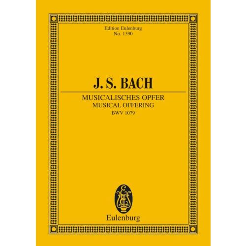 J. S. Bach - MUSICALISCHES OPFER BWV 1079, TASCHENPARTITUR (PETER WILLIAMS)