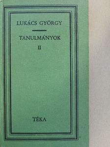 Lukács György - Tanulmányok II. [antikvár]