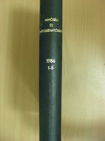 Lajos János - Minőség és Megbízhatóság 1986. (nem teljes évfolyam) [antikvár]