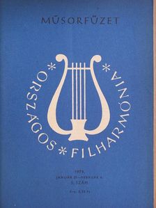 Országos Filharmónia műsorfüzet 1979/5. [antikvár]