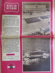 Magyar Rendőr 1970. április 9. [antikvár]