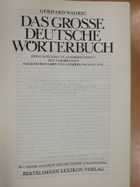 Dr. Christa Förster - Das grosse deutsche Wörterbuch [antikvár]