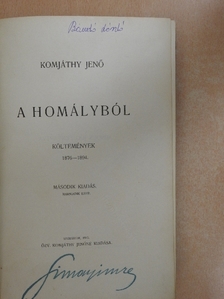 Komjáthy Jenő - A homályból [antikvár]