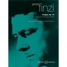 FINZI, GERALD - ECLOGUE OP.10 REDUCTION FOR 2 PIANOS