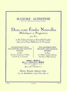 MAXIME-ALPHONSE - DEUX CENTS ÉTUDES NOUVELLES 1: 70 ÉTUDES TRÉS FACILES POUR COR