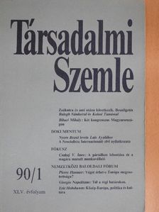 Bihari Mihály - Társadalmi Szemle 1990. január [antikvár]