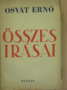 Osvát Ernő - Osvát Ernő összes írásai [antikvár]