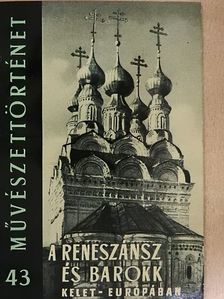 Angyal Endre - A reneszánsz és barokk Kelet-Európában [antikvár]
