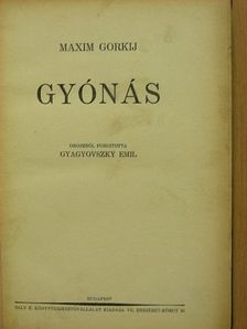 Maxim Gorkij - Gyónás [antikvár]